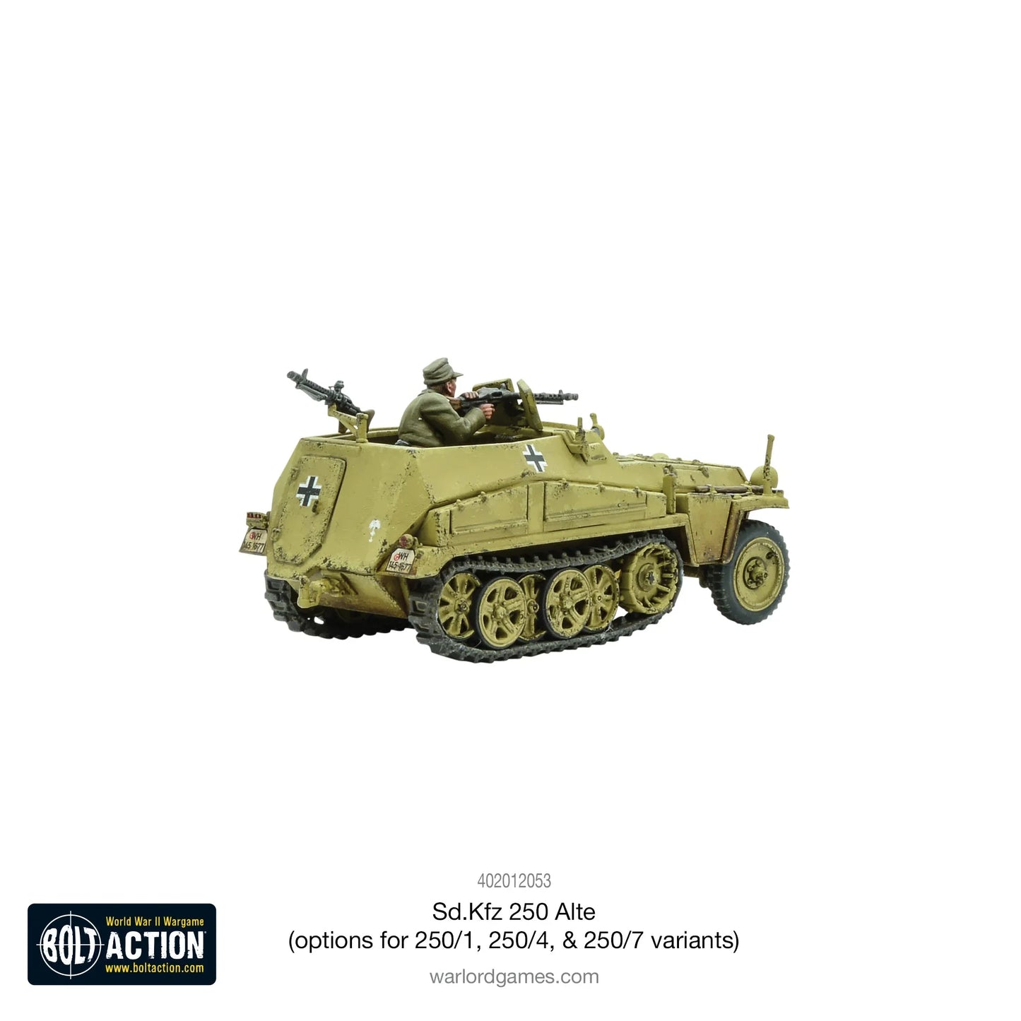 Bolt Action - Sd.Kfz 250 (Alte) Half-Track (Options For 250/1, 250/4 or 250/7 Variants)