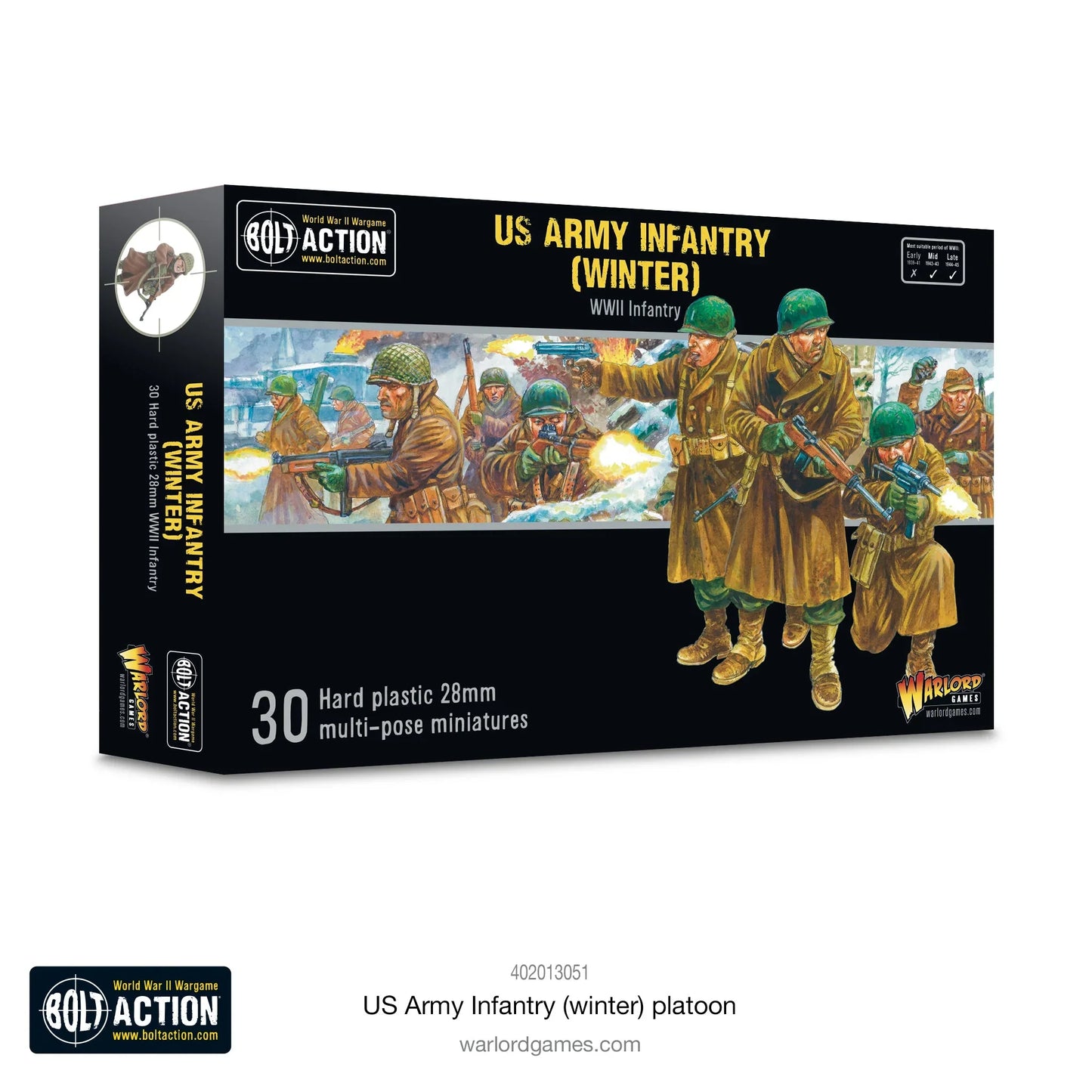 Bolt Action - US Infantry (Winter) (Plastic)