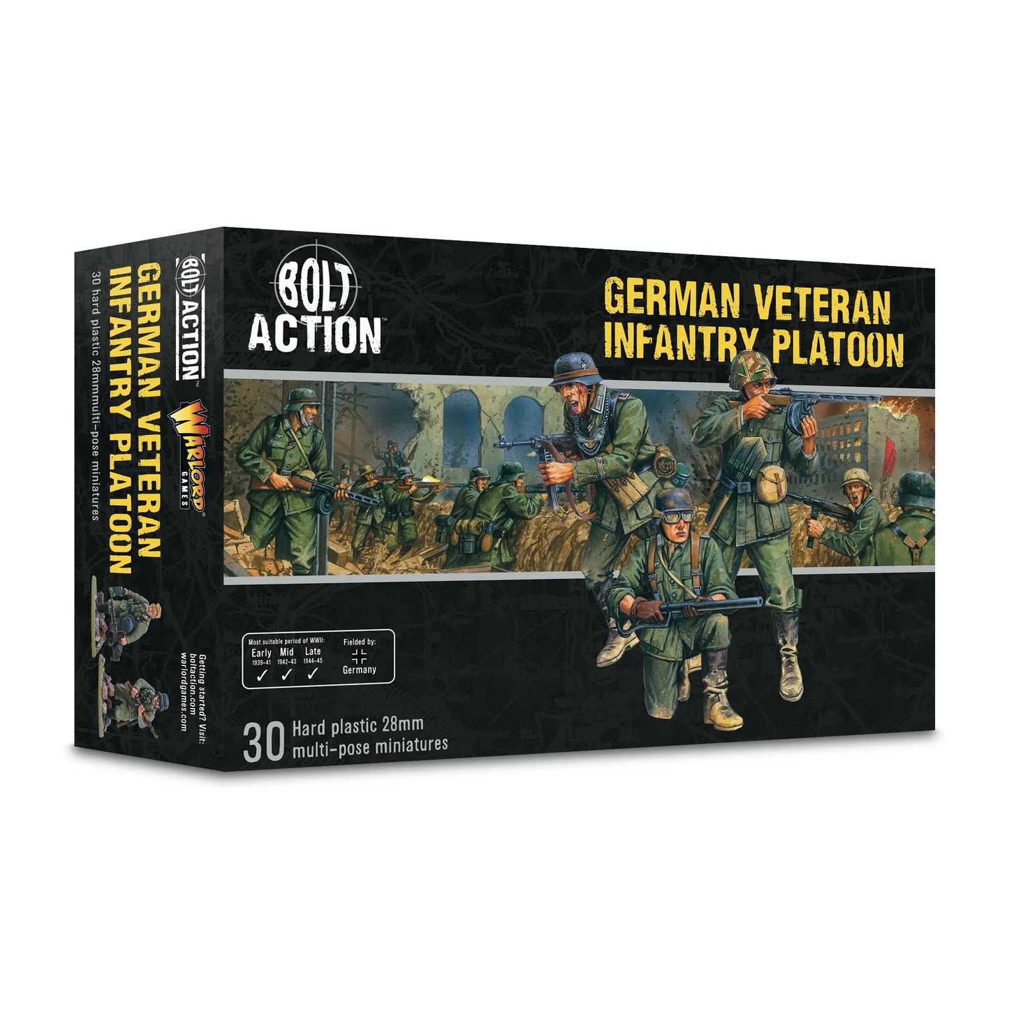 Bolt Action - German Veteran Infantry (Plastic)