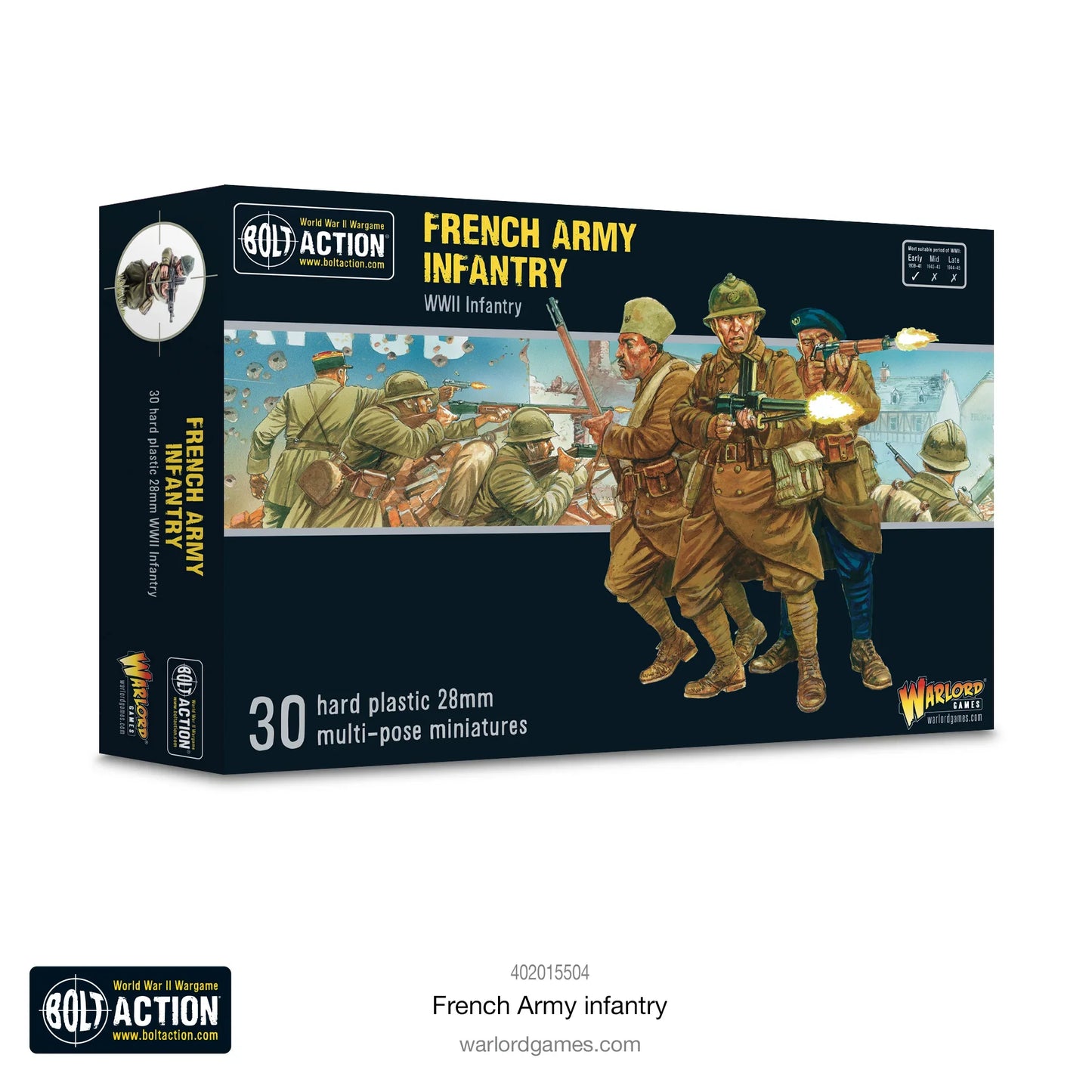 Bolt Action - French Army Infantry (Plastic)