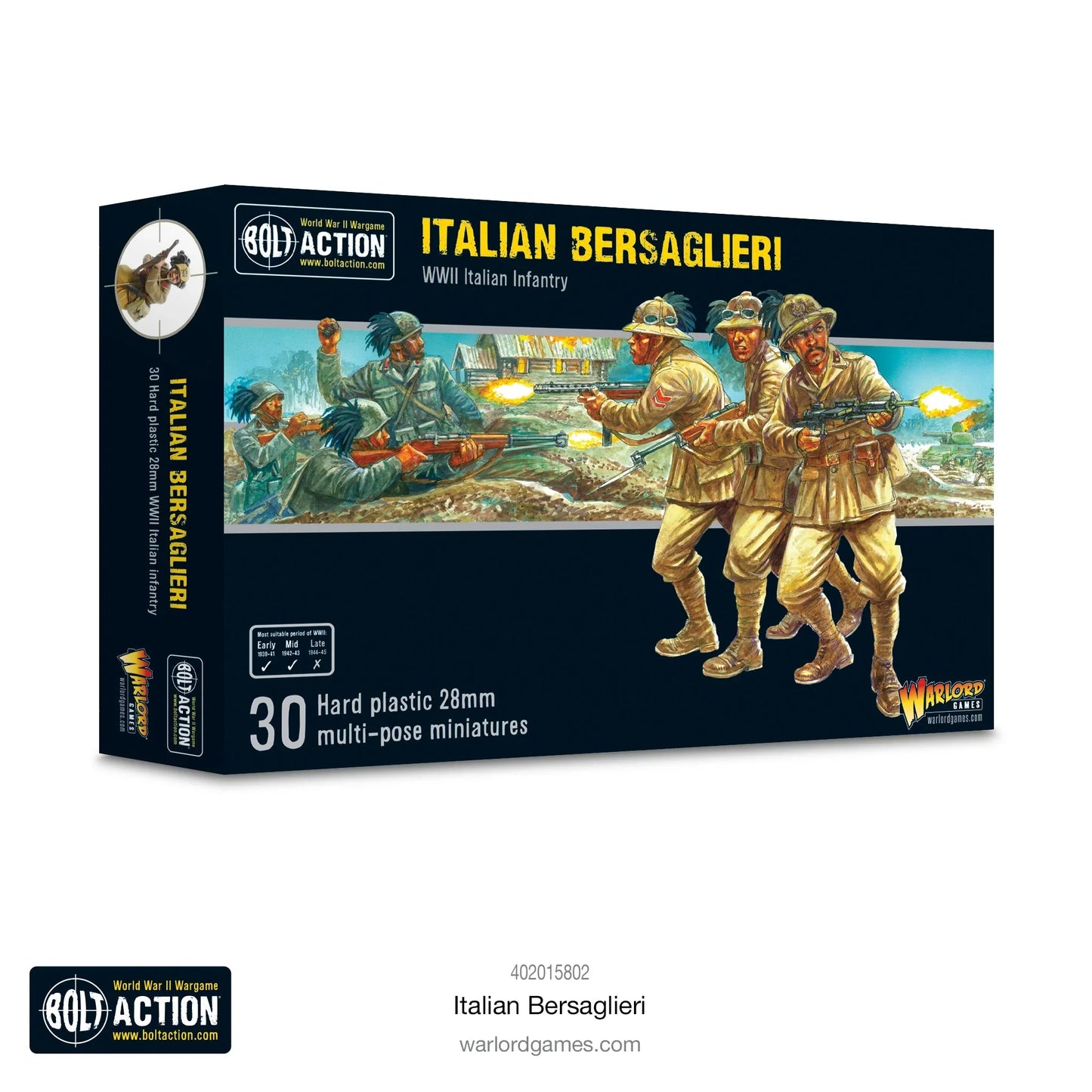 Bolt Action - Italian Bersaglieri Infantry (Plastic)