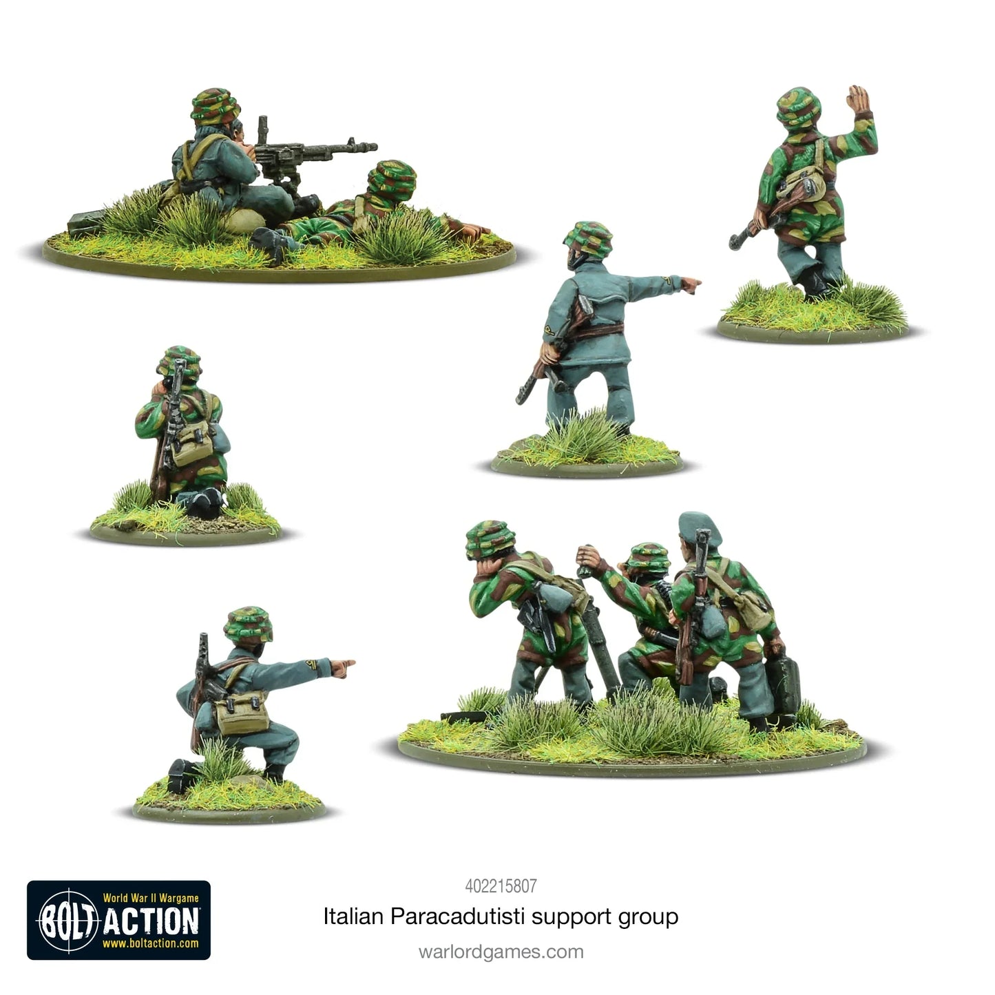 Bolt Action - Italian Paracadutisti Paratrooper Support Group