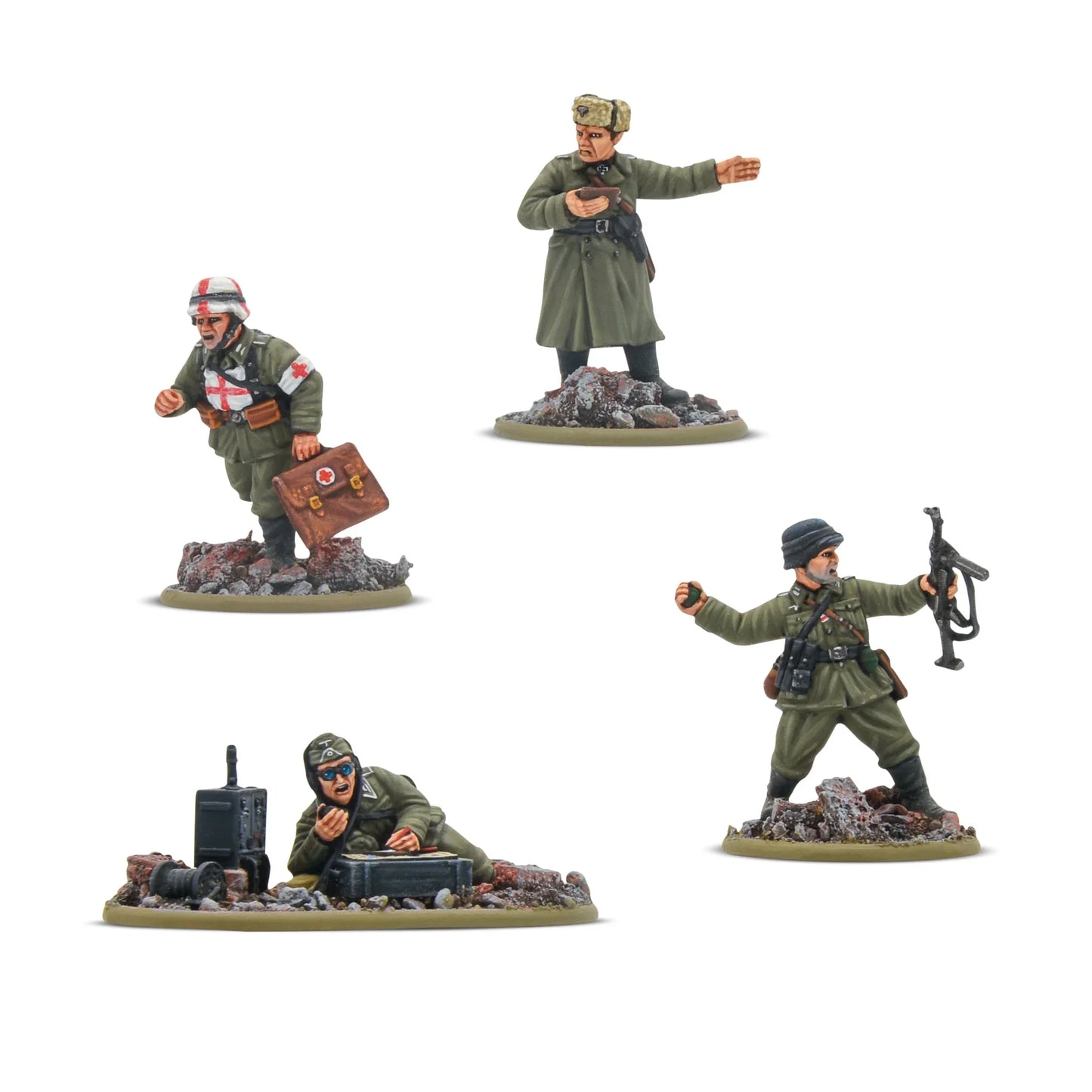 Bolt Action - German Veteran Infantry HQ