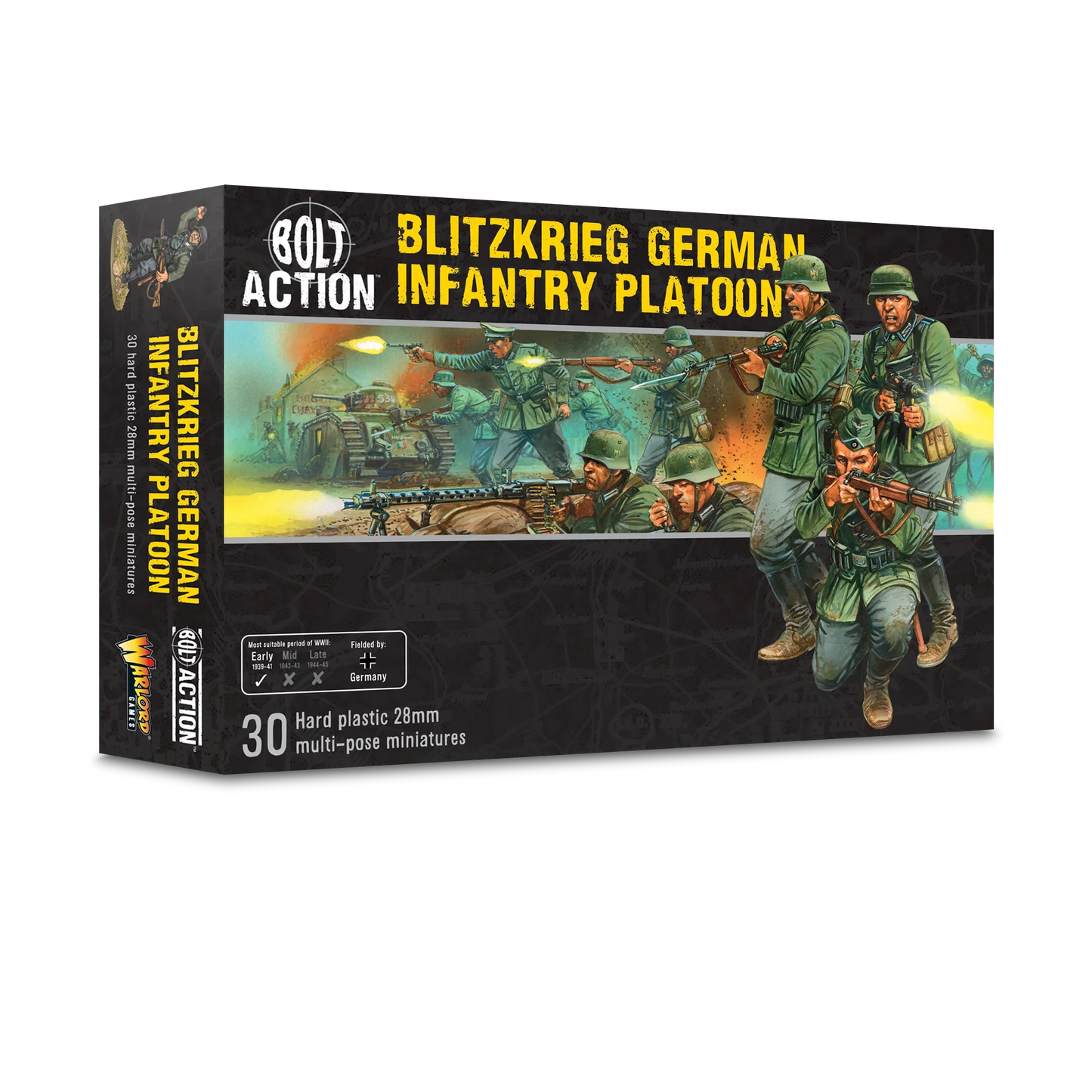 Bolt Action - Blitzkrieg German Infantry (Plastic)