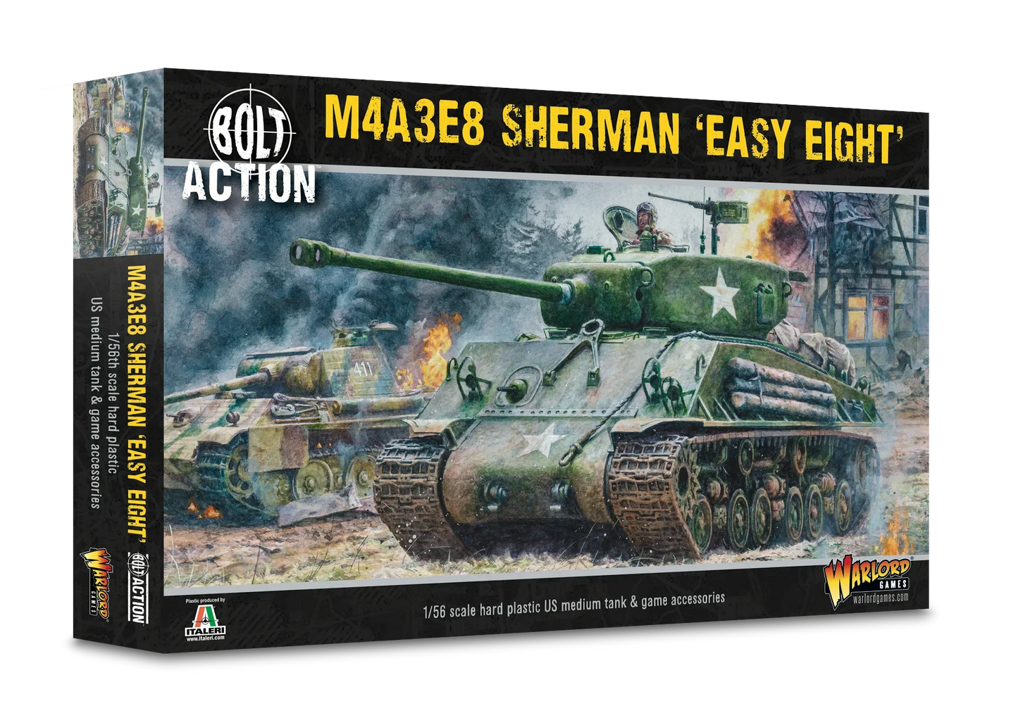 Bolt Action - M4A3E8 Sherman 'Easy Eight' Tank (Plastic)