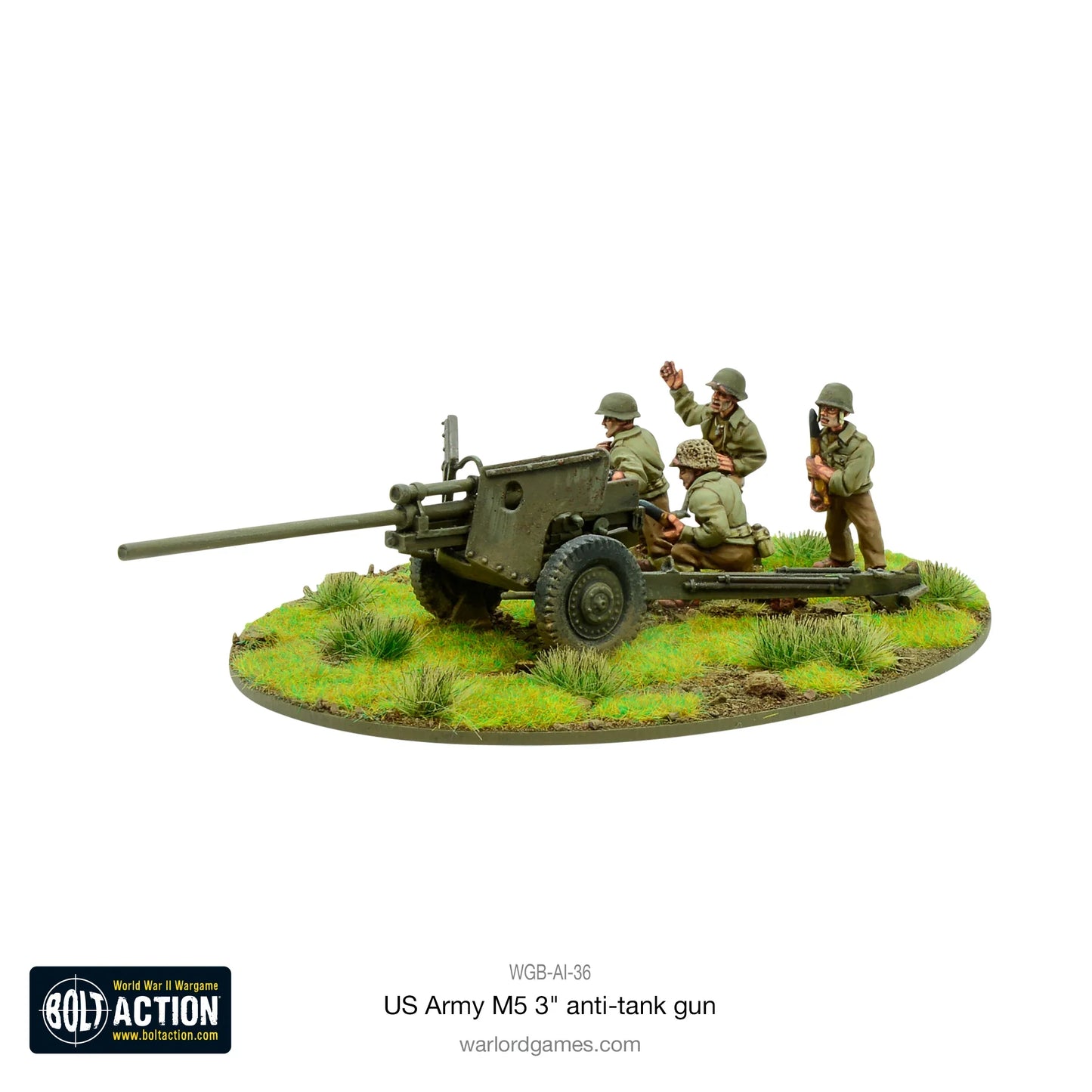 Bolt Action - US Army M5 3'' Anti-Tank Gun