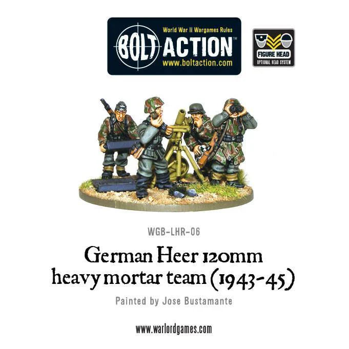 Bolt Action - German Heer 120mm Heavy Mortar Team