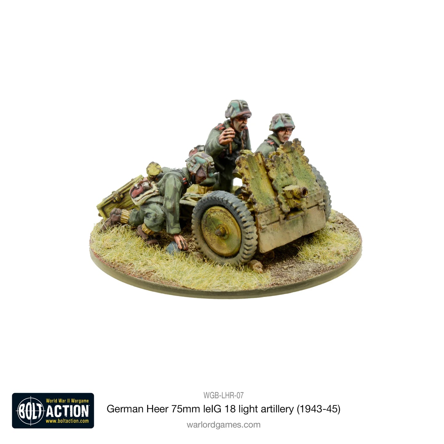 Bolt Action - German Heer 75mm LeiG 18 Light Artillery