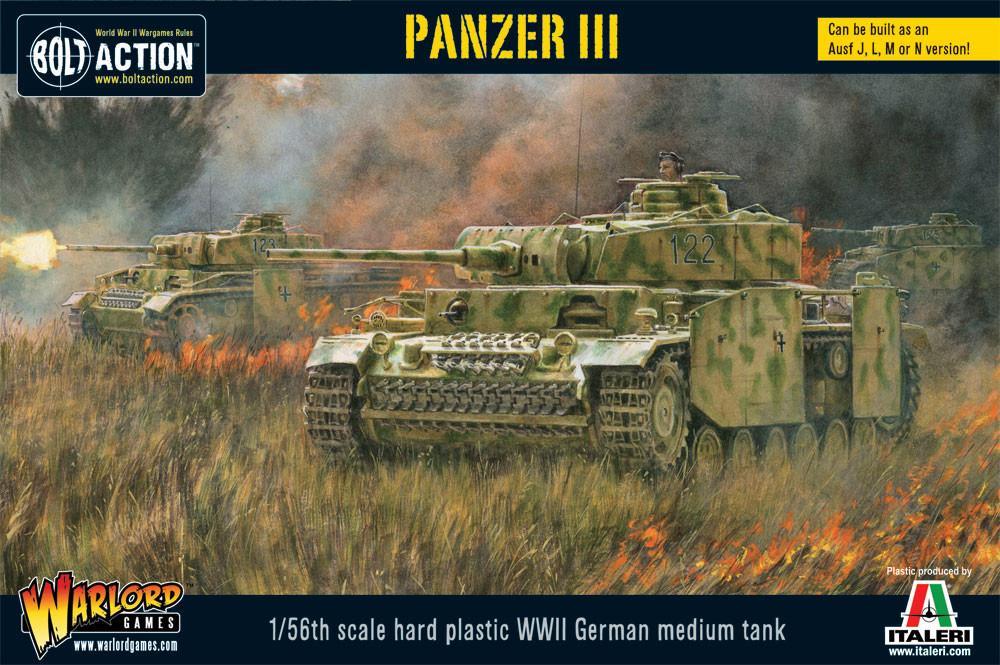 Bolt Action - Panzer III Ausf H / J / L / M / N Medium Tank