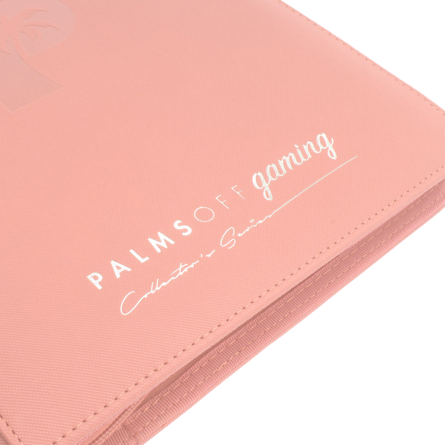 Palms Off Gaming Collector's Series 9 Pocket Zip Trading Card Binder - Pink