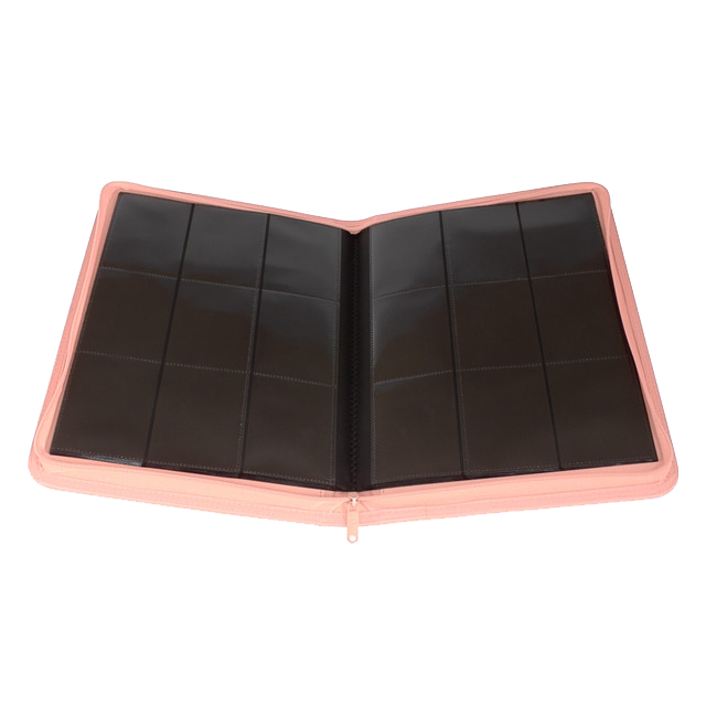 Palms Off Gaming Collector's Series 9 Pocket Zip Trading Card Binder - Pink