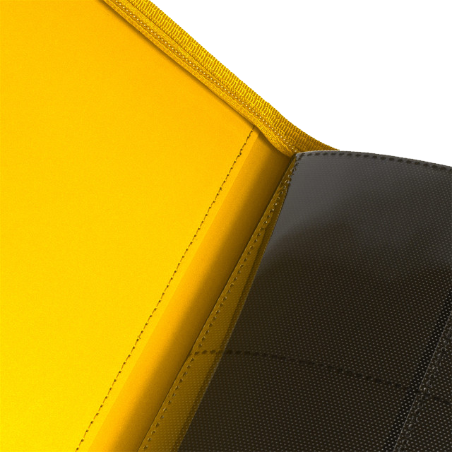 Palms Off Gaming Collector's Series 9 Pocket Zip Trading Card Binder - Yellow