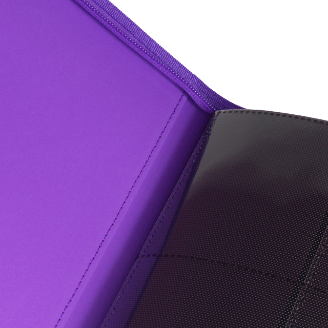 Palms Off Gaming Collector's Series 9 Pocket Zip Trading Card Binder - Purple