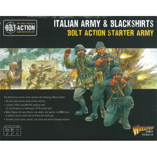 Bolt Action - Starter Army - Italian Army & Blackshirts