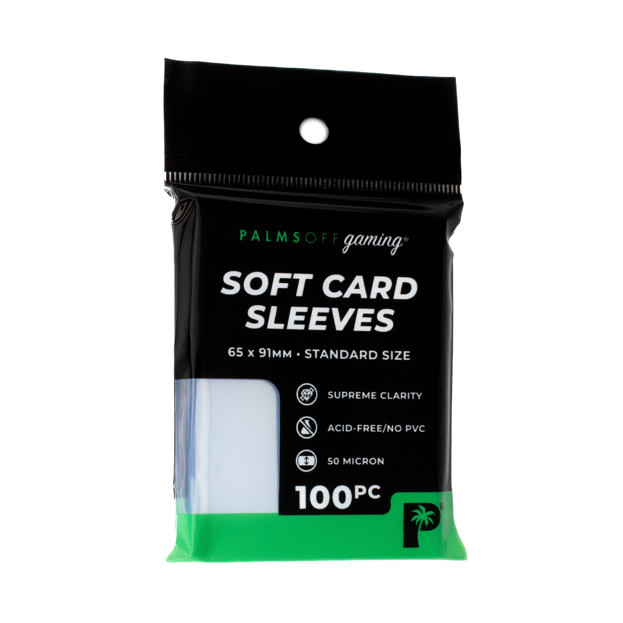 Palms Off Gaming Soft Sleeves - Standard Size - 100pc
