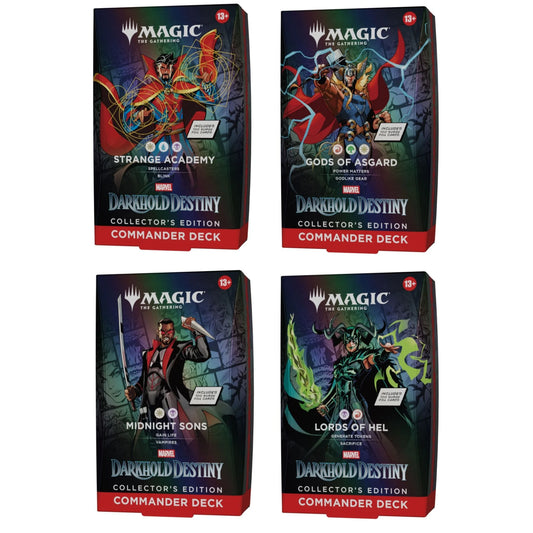 MTG Marvel: Darkhold Destiny Collector Commander Decks (4)