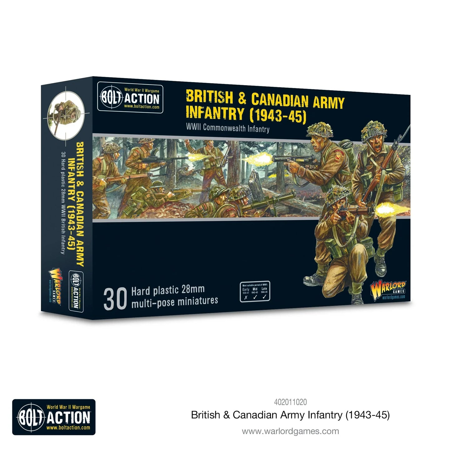 Bolt Action - British & Canadian Infantry (1943-45) (Plastic)