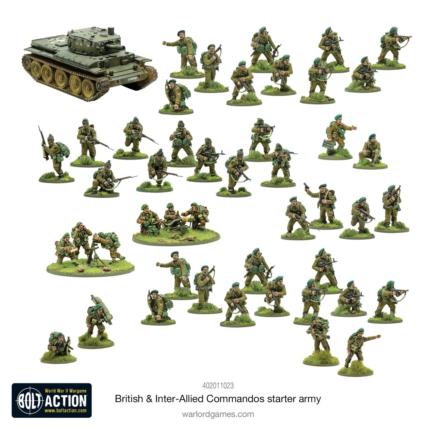 Bolt Action - 'Churchill's Gangsters' - British & Inter-Allied Commandos Starter Army