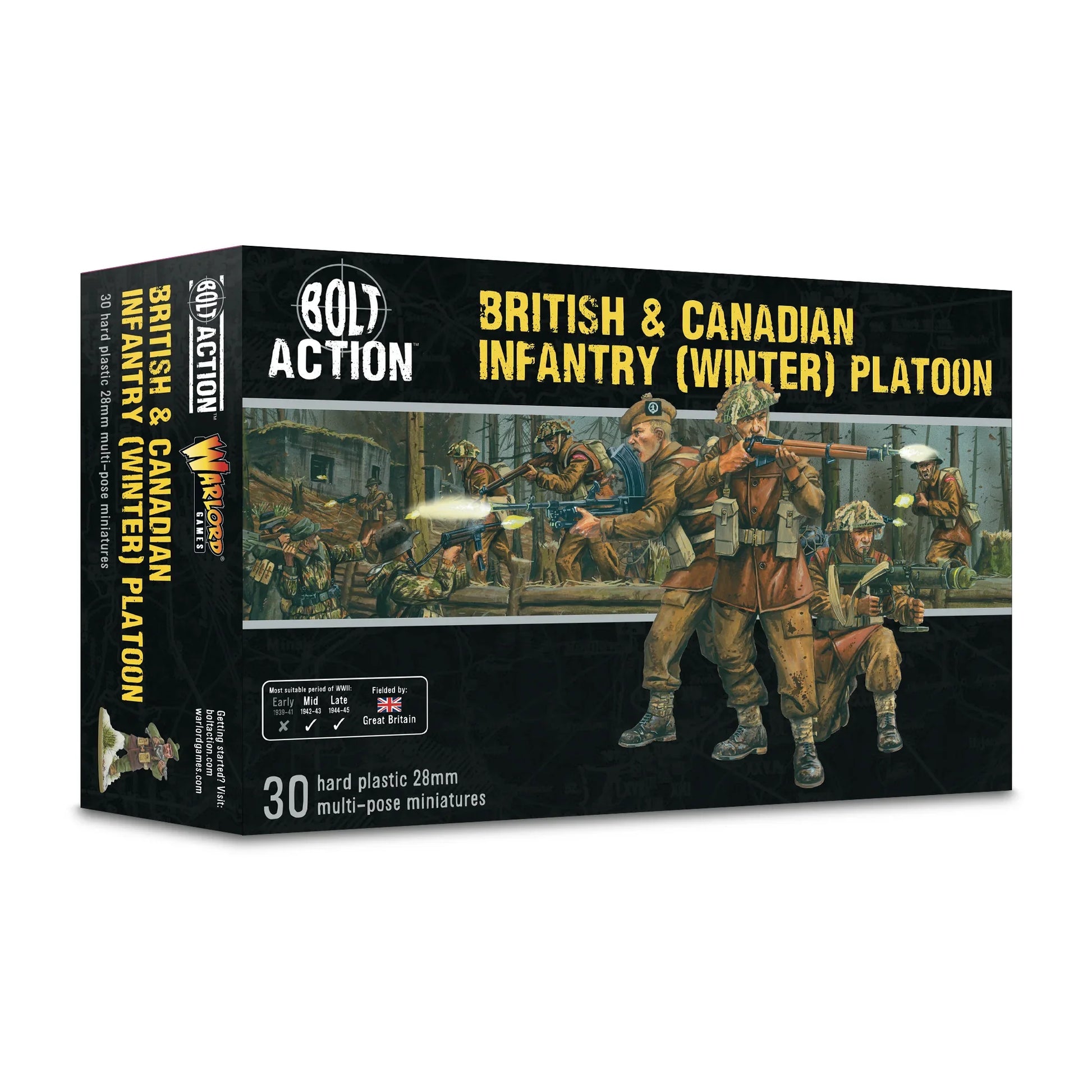 Bolt Action - British & Canadian Infantry (Winter) (Plastic)