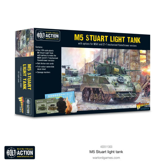 Bolt Action - M5 Stuart Light Tank (Plastic)