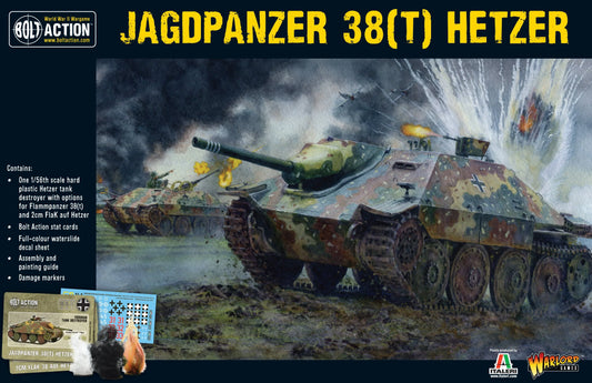 Bolt Action - Jagdpanzer 38(T) Hetzer Tank Destroyer (Plastic)