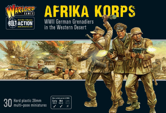Bolt Action - Afrika Korps Infantry (Plastic)