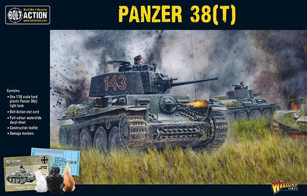 Bolt Action - Panzer 38(t) Light Tank (Plastic)