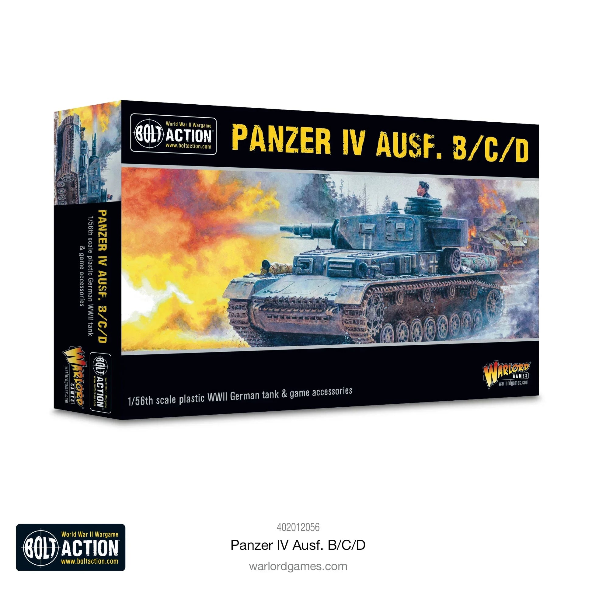Bolt Action - Panzer IV Ausf. B/C/D Medium Tank (Plastic)
