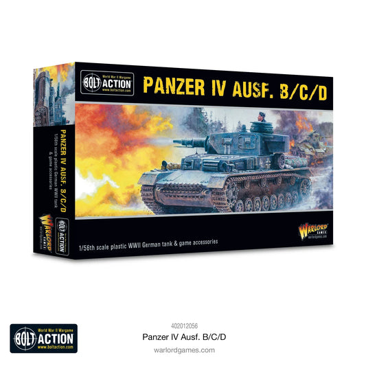 Bolt Action - Panzer IV Ausf. B/C/D Medium Tank (Plastic)