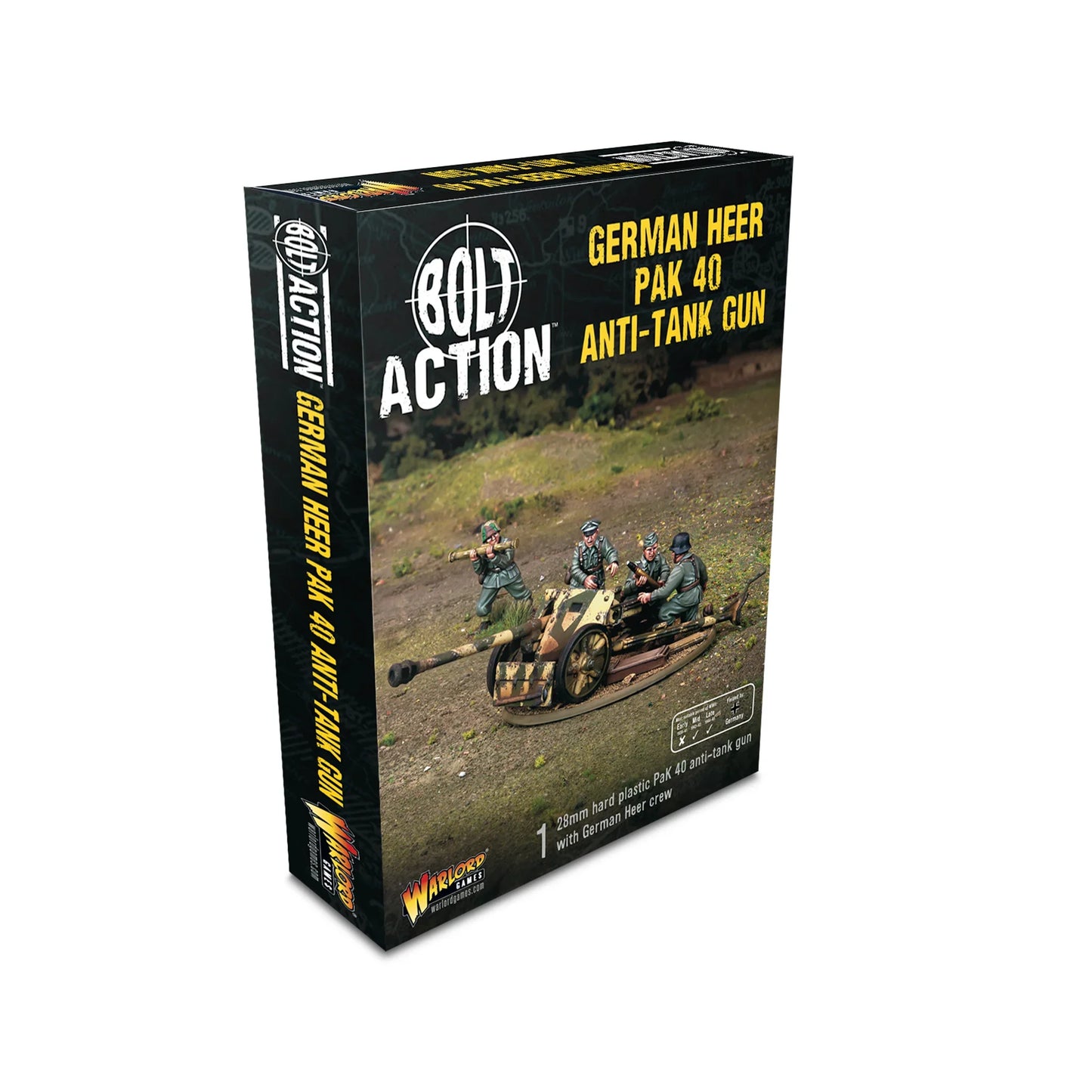 Bolt Action - German Heer Pak 40 Anti-Tank Gun PRE ORDER
