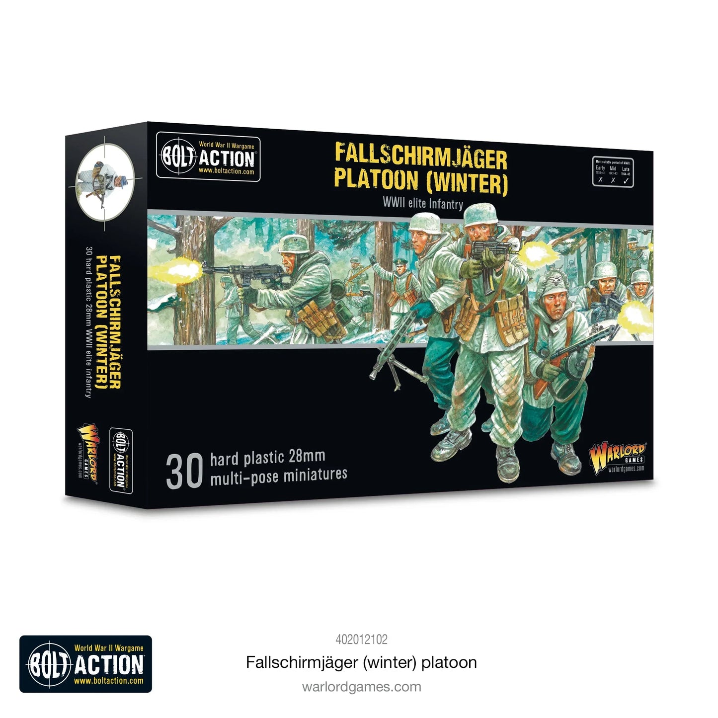 Bolt Action - Fallschirmjager Infantry (Winter) (Plastic)