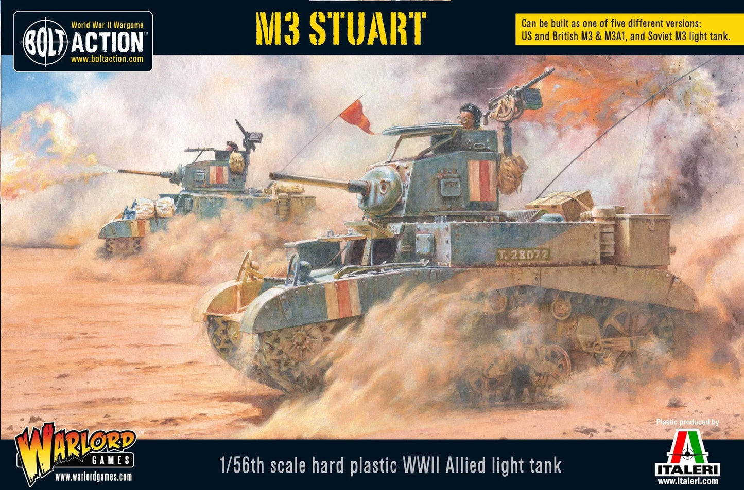 Bolt Action - M3 Stuart Tank (Plastic)