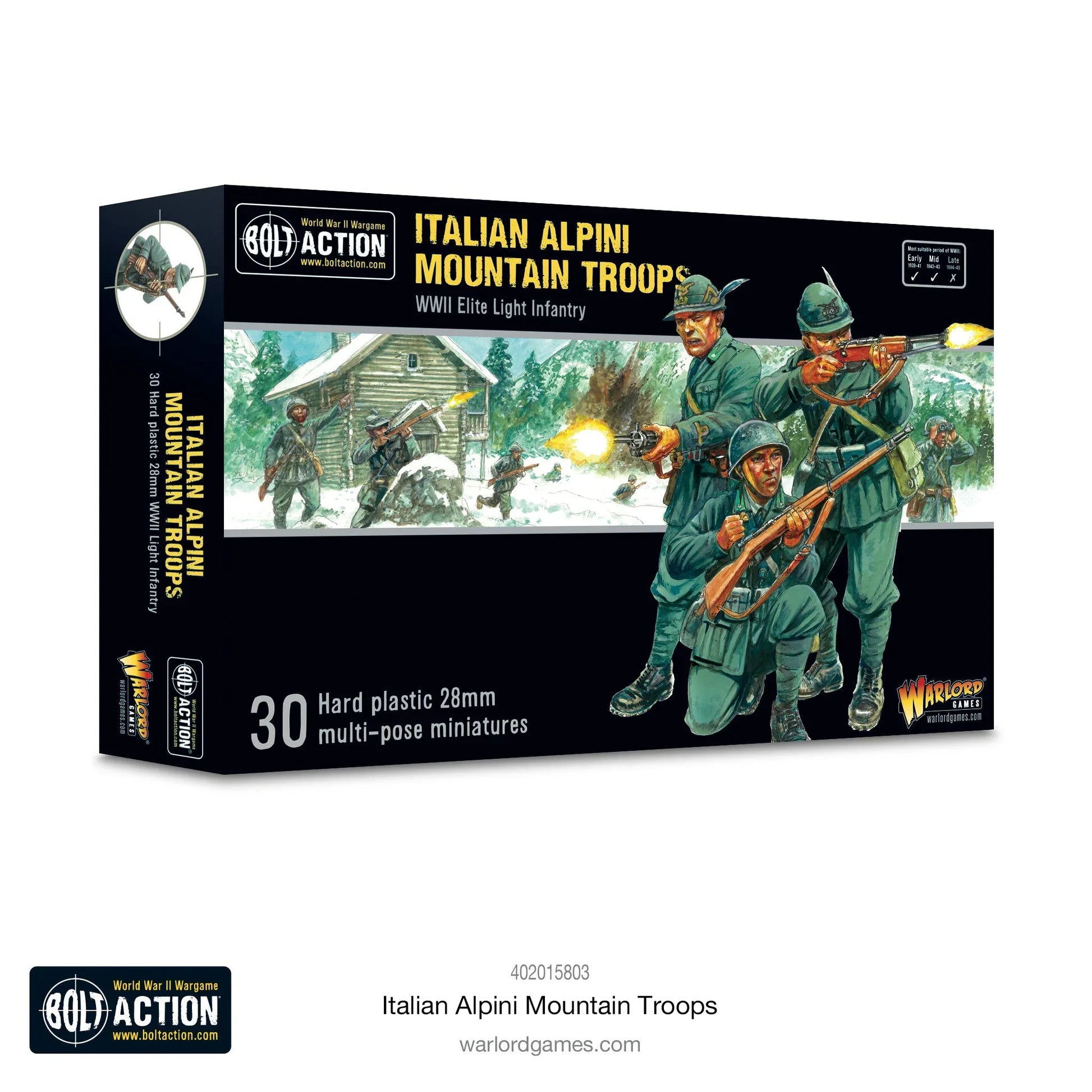 Bolt Action - Italian Alpini Mountain Troops (Plastic)