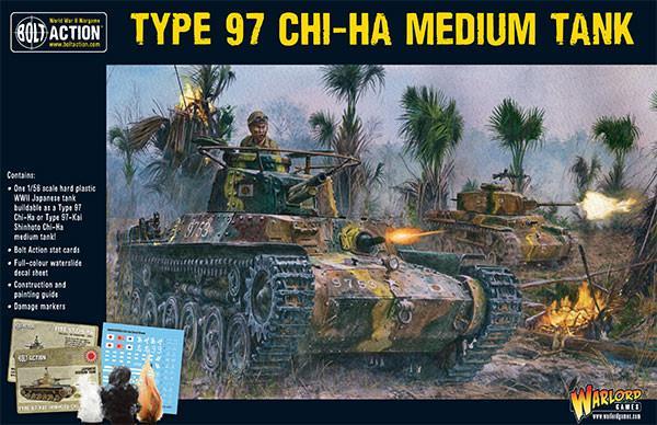 Bolt Action - Chi-Ha Japanese Medium Tank (Plastic)