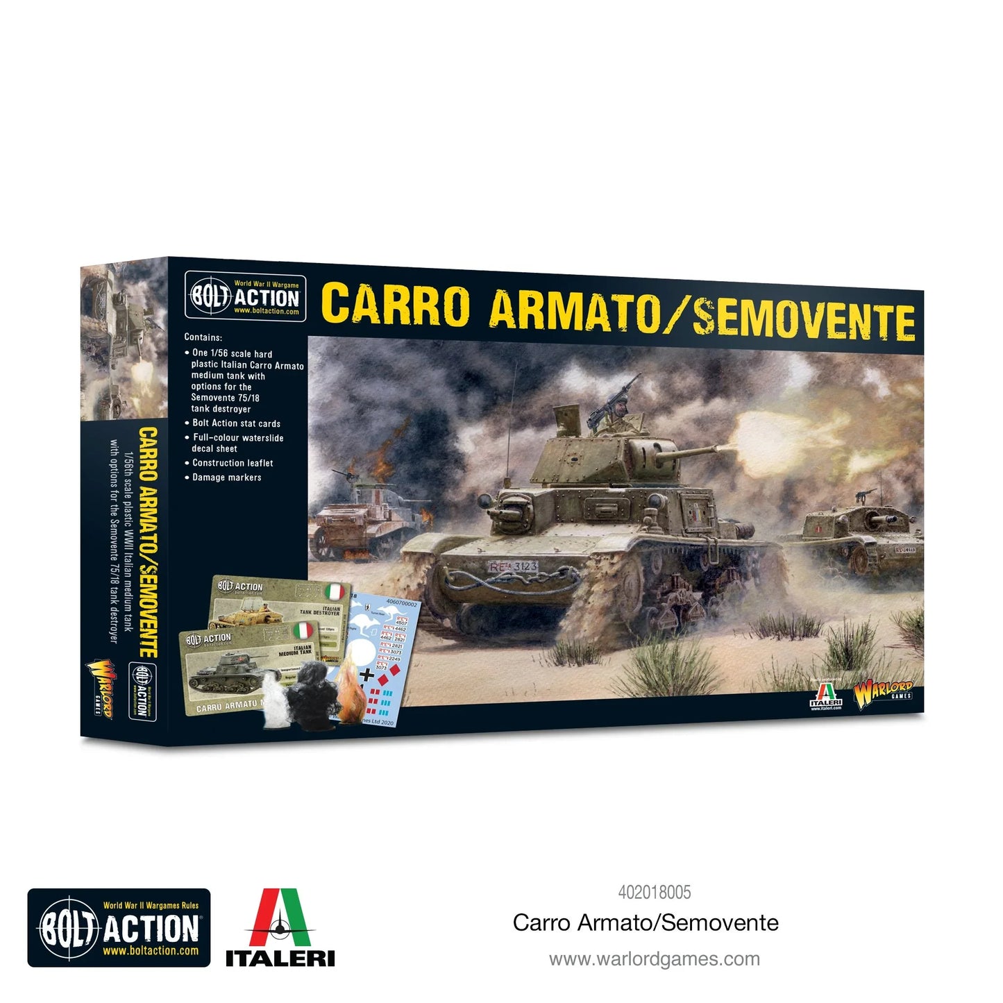 Bolt Action - Italian Carro Armato/Semovente M13/40 Tank (Plastic)