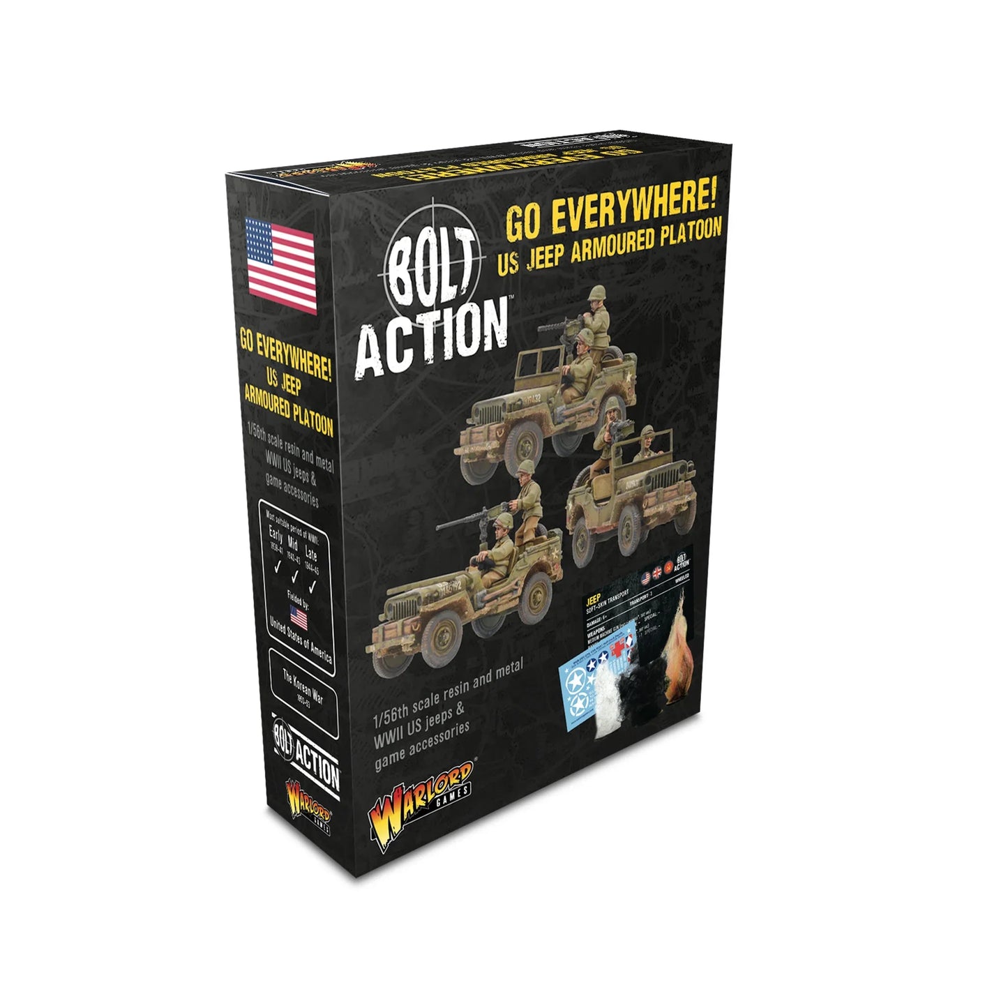 Bolt Action - Go Everywhere! US Jeep Armoured Platoon