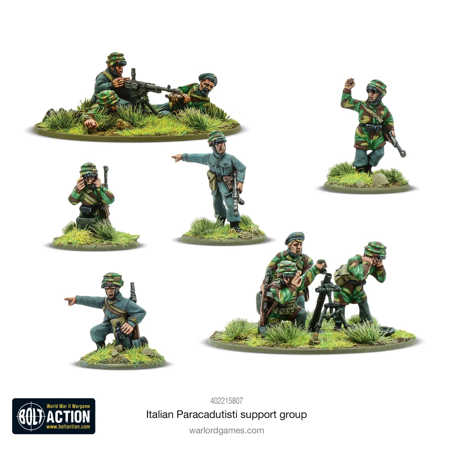 Bolt Action - Italian Paracadutisti Paratrooper Support Group