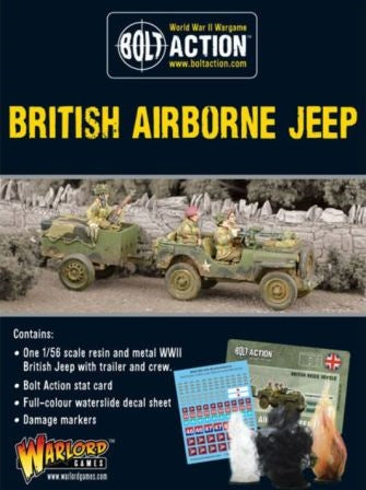 Bolt Action - Airborne Jeep & Trailer