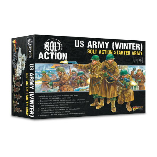 Bolt Action - 'Defenders of Bastogne' US Army (Winter) Starter Army