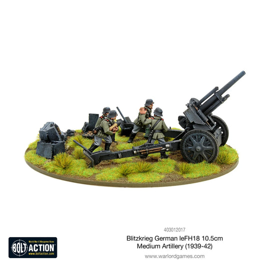 Bolt Action - Blitzkrieg German LeFH 18 10.5cm Medium Artillery