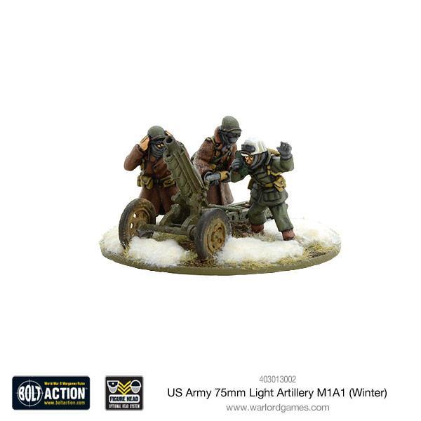 Bolt Action - US Army (Winter) M1A1 75mm Light Artillery