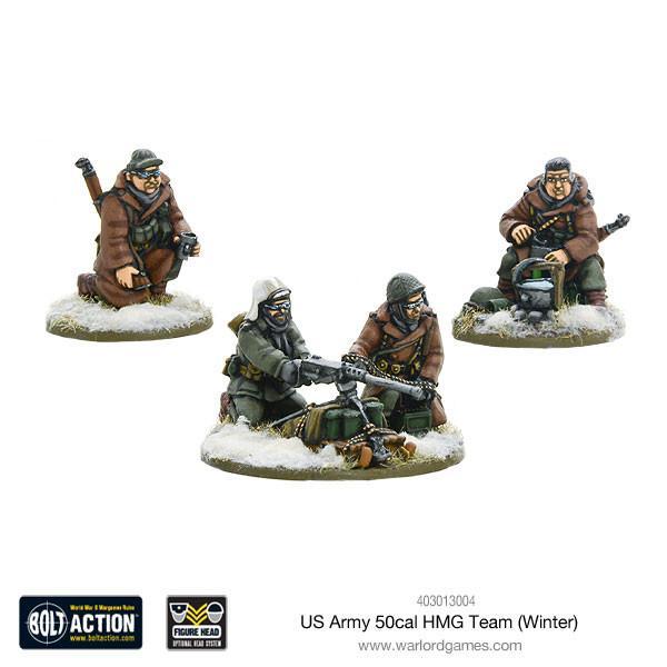 Bolt Action - US Army (Winter) 50 Cal HMG Team