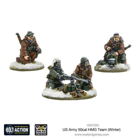 Bolt Action - US Army (Winter) 50 Cal HMG Team