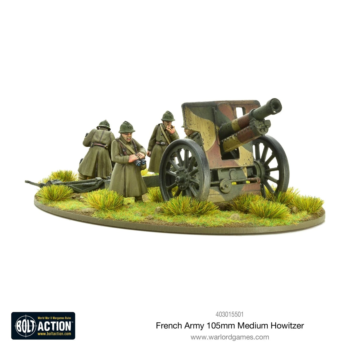 Bolt Action - French Army 105mm Medium Artillery