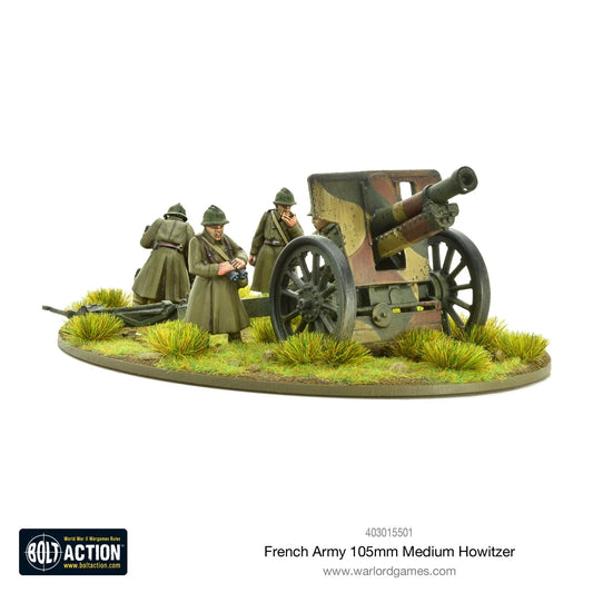 Bolt Action - French Army 105mm Medium Artillery