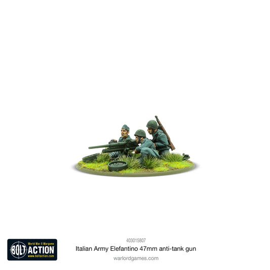Bolt Action - Italian Army Elefantino 47mm Anti-Tank Gun