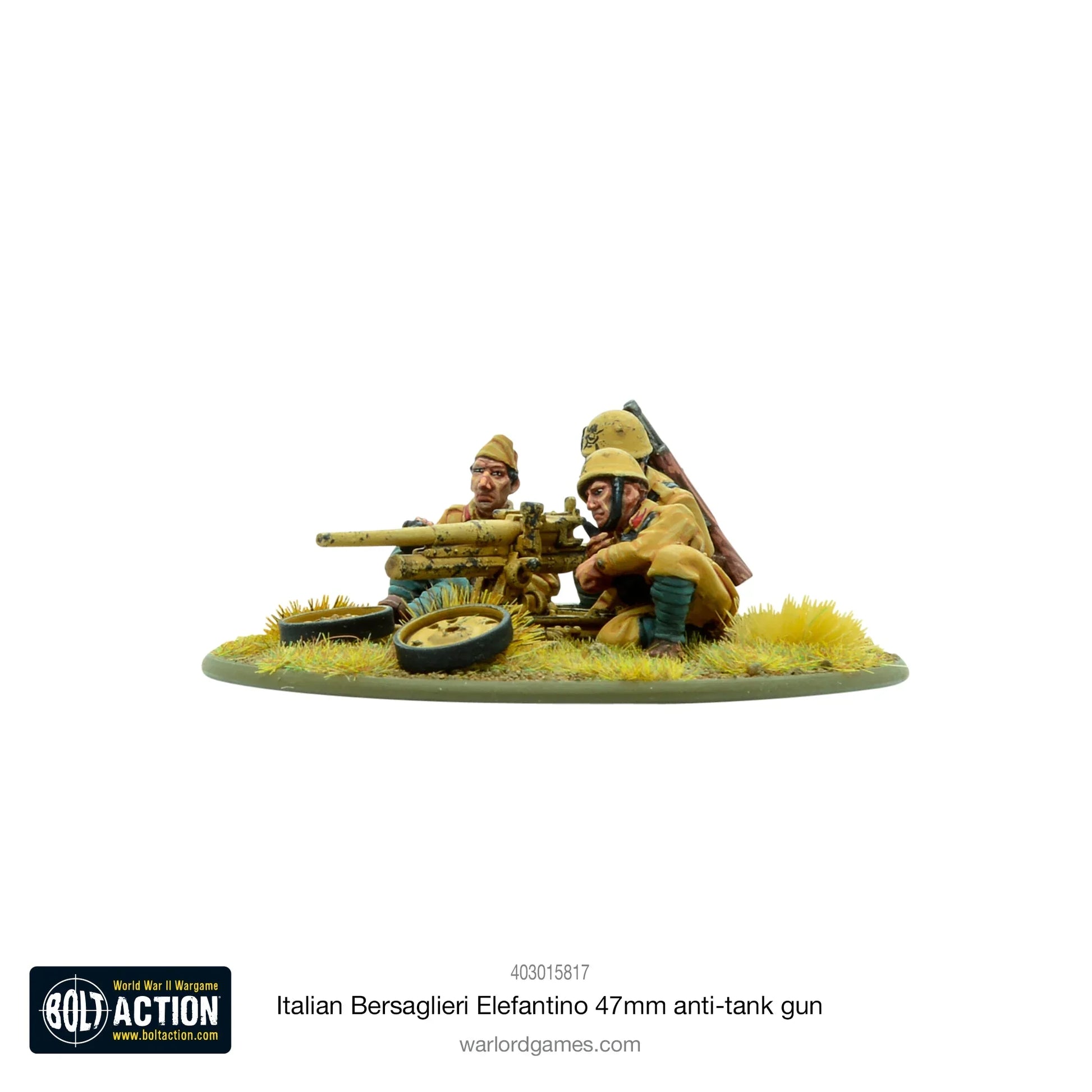 Bolt Action - Italian Bersaglieri Elafantino 47mm Anti-Tank Gun