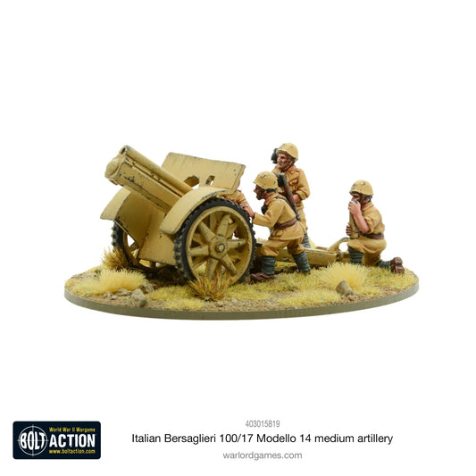 Bolt Action - Italian Bersaglieri 100/17 Modello 14 Medium Artillery