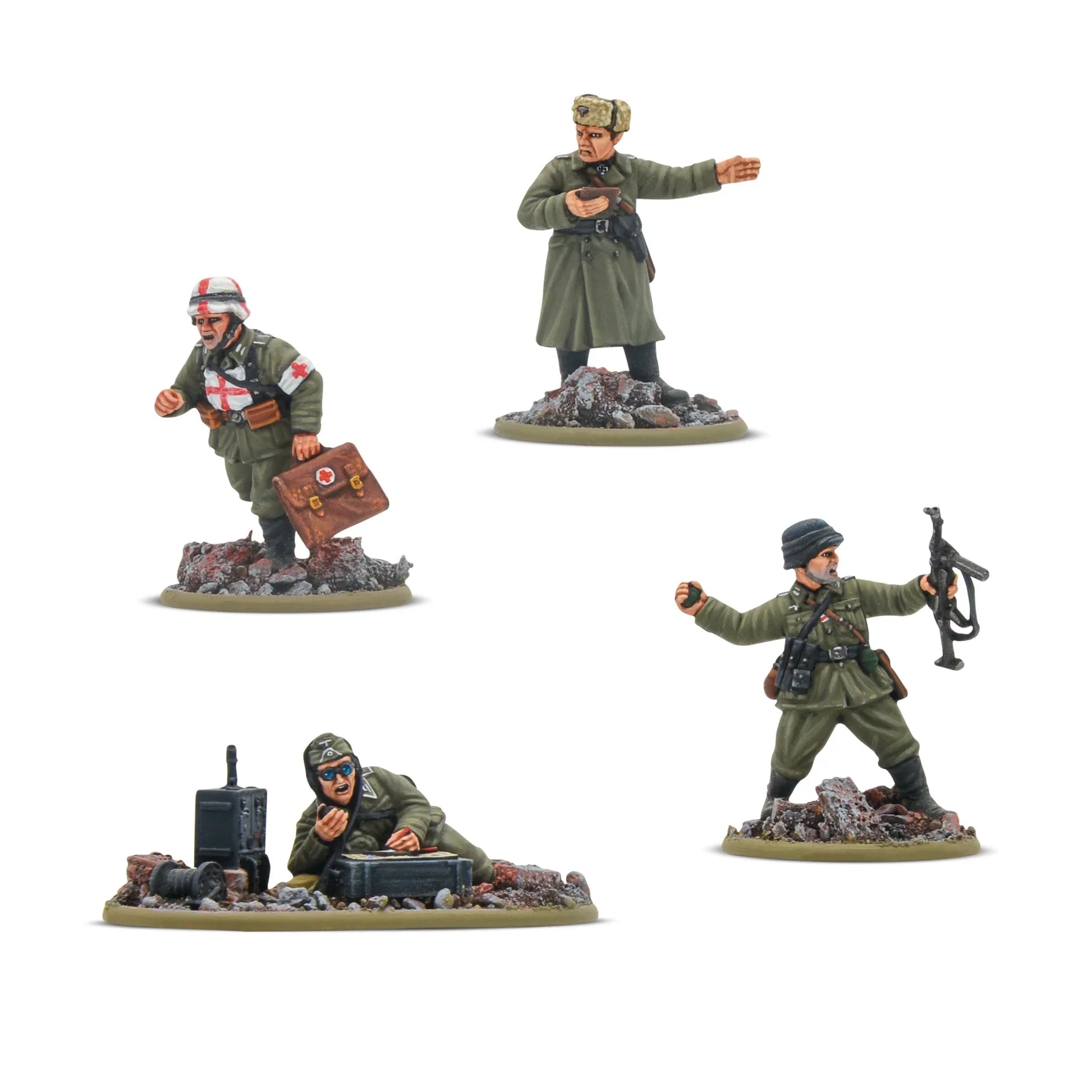 Bolt Action - German Veteran Infantry HQ