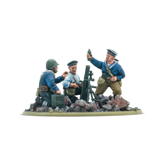 Bolt Action - Soviet Naval Brigade Medium Mortar Team PRE ORDER